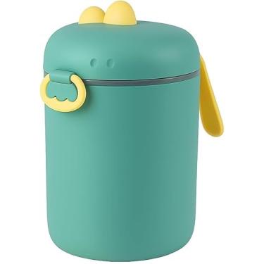 Imagem de Porta Leite em Pó Bebê para Passeio e Viagem – Com Dosador, e Nivelador, Tamanho G | Livre de BPA (Verde)