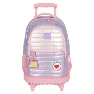 Imagem de Mochila Escolar de Carrinho G Luxcel MC49251UP UP4YOU Matelassê Lovers