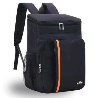 Imagem de Mochila Térmica Impermeável Gelado Quente Bolsa Marmita 18l - Genérica