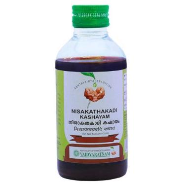 Imagem de Produto ayurvédico Vaidyaratnam Nishakathakadi Kwatham 200mL