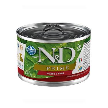 Imagem de Ração Úmida N&D Prime Frango E Romã Cães Filhotes Lata 140G