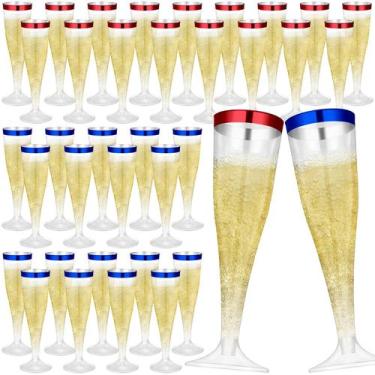 Imagem de Taças de champanhe descartáveis Jingmore 130mL (pacote com 36)