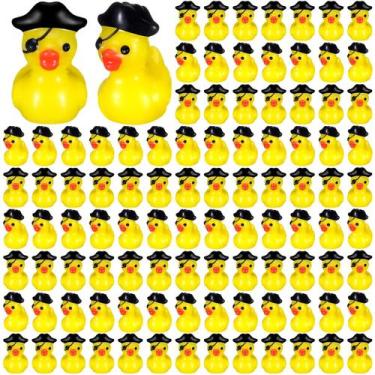 Imagem de Mini estatueta de resina Pirate Ducks, 100 unidades para festa de Hall