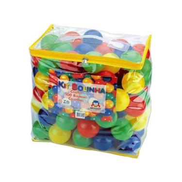 Imagem de Bolinha para Piscina Braskit Brinquedos - 100 Unidades