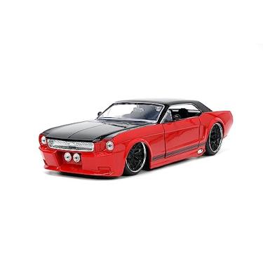 Imagem de Jada Big Time Muscle 1:24 1965 Ford Mustang Die-Cast Car (Red/Black)