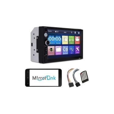 Imagem de Tela de rádio de carro 2DIN Mirror Link Bluetooth 7" - Lightbek Offici