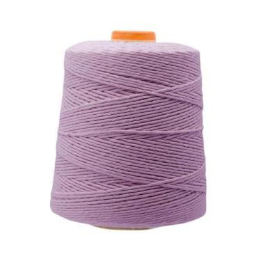 Imagem de Barbante Pluma 600g Colorido Fio 6 / Fio 8, Lilás Fio 06 Cor 33