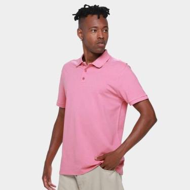 Imagem de Camisa Polo Ellus Masculina, Rosa claro, M