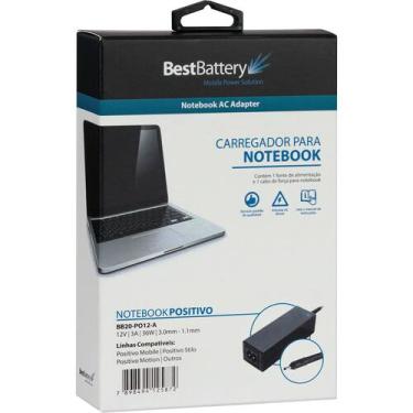 Imagem de Fonte Carregador para Notebook Positivo 3V 3A 36W - 3.0mm x 1.1mm - Be