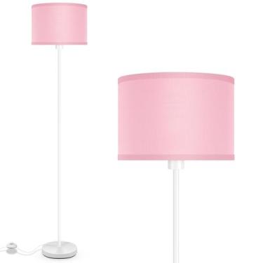 Imagem de Luminária de chão AUQUEE 150 cm Pink Lampshade E26 Base