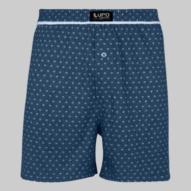 Imagem de Cueca Lupo Samba Canção de Malha 18600, Azul jeans, G