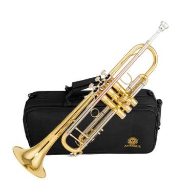 Imagem de Trompete AUROSUS SB710 Bb Red Gold Brass para adultos iniciantes