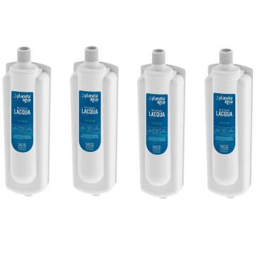 Imagem de Kit 4un de Refil Purificador Lacqua compatível com Purif. Latina PA, Purimix, Puri Ice, Puritronic, PA335 e PA355