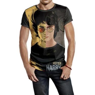 Imagem de Camiseta Masculina Harry Potter Ref:405 - smoke, Preto, P
