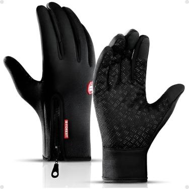 Imagem de Luva Moto Bike Termica Impermeável Prova Dagua T Preto Nico