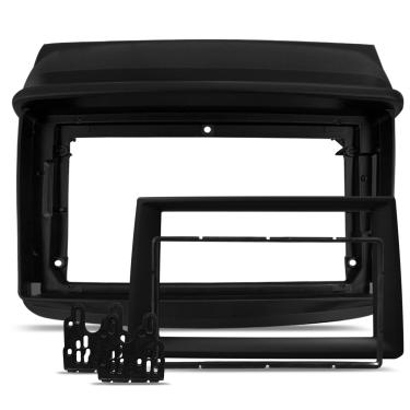 Imagem de Moldura de Painel 9 polegadas com Redutor pra 7 L200 Triton Dakar e Pajero Sport Preto