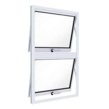 Imagem de Janela de Alumínio Máximo Ar Duplo Vertical 100x60cm Lucasa Ideale