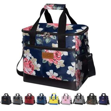 Imagem de Bolsa térmica Iknoe Large 29x17x30cm, isolada, 24 latas