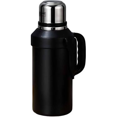 Imagem de Garrafa Térmica Inox 1500Ml Preto Academia Viagem Passeio