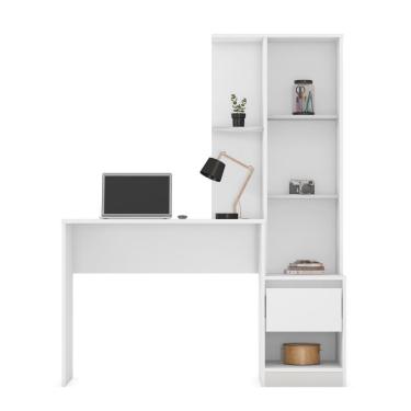 Imagem de Escrivaninha Com Armário Office Morada Branco Demóbile Branco