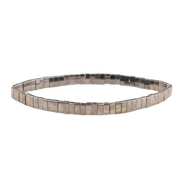 Imagem de KELITCH Novas pulseiras Miyuki Tila Miyuki Tila berloque elásticas joias de amizade empilháveis para mulheres, bracelet, conta tina