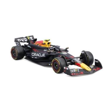 Imagem de Carrinho Burago F1 1:43 Red Bull Rb20 - Perez Com Capacete 18-38098A -