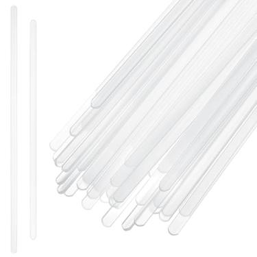 Imagem de BENECREAT 120 peças de barbatanas de plástico PP, espartilho de 9/25.4 cm com 6 mm de largura para vestido de noiva Bustle feito à mão vestidos de casamento suprimentos de costura DIY, 2 mm de