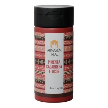 Imagem de Pimenta Calabresa em Flocos - 45g - Pote - Armazém Real