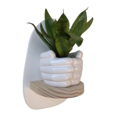 Imagem de Prateleira Orgânica Colorida Decorativa de Parede Coleção Cottagecore - 25x15x11cm - Organic3 Cor:BRANCO;Tamanho:25X15X1