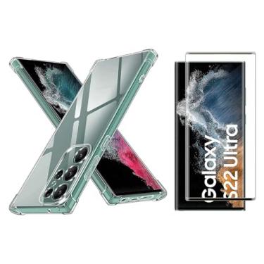 Imagem de Capa Capinha Case + Película de Cerâmica para Samsung Galaxy S22 Ultra
