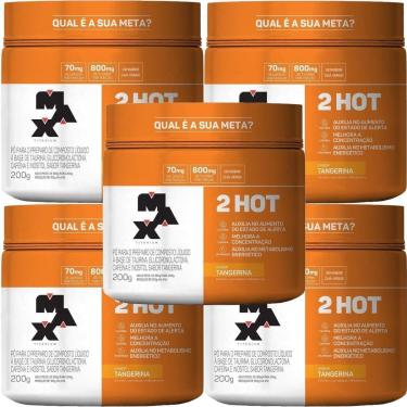 Imagem de Kit 5X 2HOT - 200g Tangerina - Max Titanium-Masculino