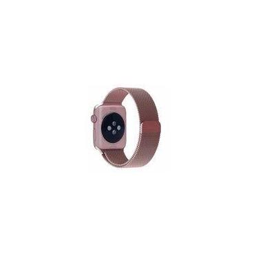 Imagem de Pulseira Milanese Compatível Para Watch 42mm 44mm e 45mm - Rose - sn