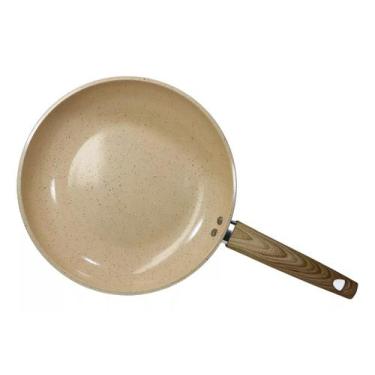 Imagem de Frigideira Cerâmica Pequena 20cm Fogão Cooktop Indução Gás Antiaderent