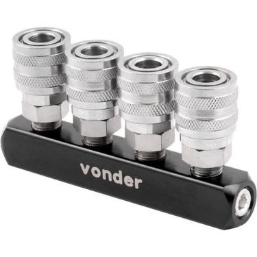 Imagem de Engate Rápido Fêmea Quádruplo Com Rolete 1-4 Vonder