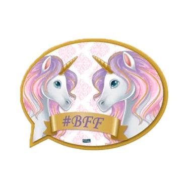 Imagem de Plaquinhas Divertidas Unicórnio - 9 Unidades