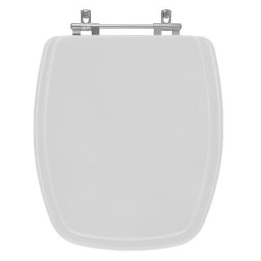 Imagem de Assento Sanitário Laguna Cinza Prata Para Vaso Hervy