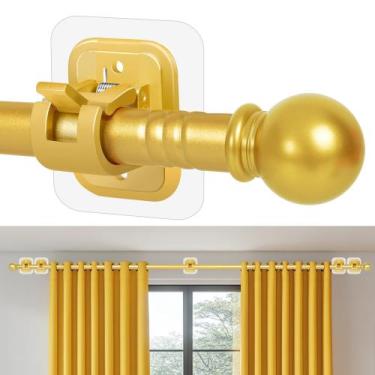 Imagem de Varões de cortina Lightarea sem perfuração 122 a 244-244 cm com suport