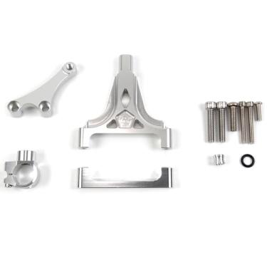 Imagem de Suporte estabilizador de amortecedor de direção Arashi para Kawasaki Z1000 Z750 2003-2009, peças de acessórios de motocicleta prata