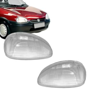 Imagem de Par Lente Farol Corsa 1994 1995 1996 1997 1998 1999 Vidro Raiado