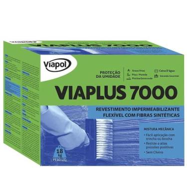 Imagem de Impermeabilizante viapol viaplus 7000 caixa 18kg 436119