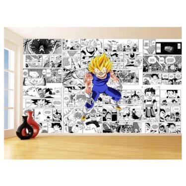 Imagem de Papel De Parede 3D Dragon Ball Vegeta Anime 3,5M Dbz688 - Você Decora