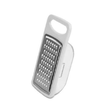 Imagem de Ralador Em Inox Com Pote 14 Cm Branco - Mimo Style