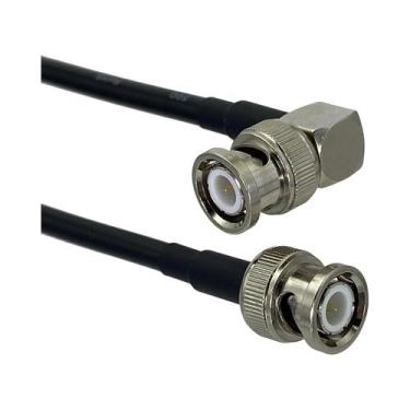 Imagem de Cabo Coaxial RF Pigtail Com Conector Crimp BNC Macho Para Fêmea RG58 R