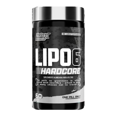 Imagem de Lipo 6 Hardcore Termogenico Ultra Concentrado 60 Cáps - Nutrex USA Original-Unissex