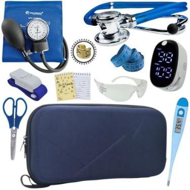 Imagem de Kit Enfermagem Com Case Premium Incoterm - Love Saude, AZUL INCOTERM