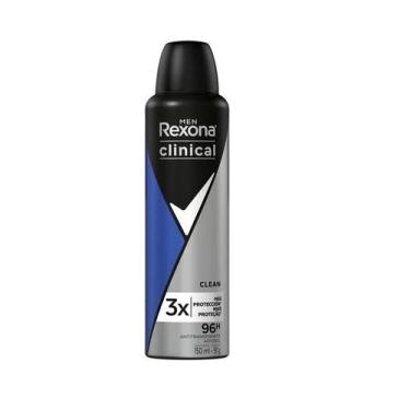 Imagem de Antitranspirante Aerosol Men Rexona Clinical 96h 150ml, 1, 150ml