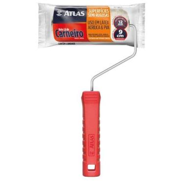 Imagem de Rolo de Pintura Lã de Carneiro 9cm - Atlas