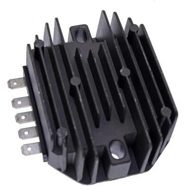 Imagem de Chamixx Regulador de tensão retificador de 5 pinos 12V AM101406 MIA881279 compatível com tratores John Deere 320 330 322 332 415 375 3375 F912 F915