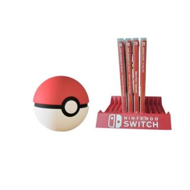 Imagem de Suporte De Mesa 12 Controles Pro Jogos Nintendo Switch - jm3d