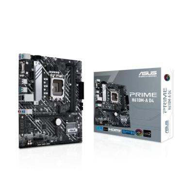 Imagem de Placa-mãe ASUS Prime H610M-A D4 Intel LGA 1700 Micro ATX DDR4